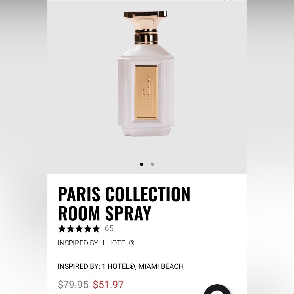 PARIS COLLECTION/Hotel Collection
Luxury ROOM SPRAY - large bottle - Picture 2 of 5